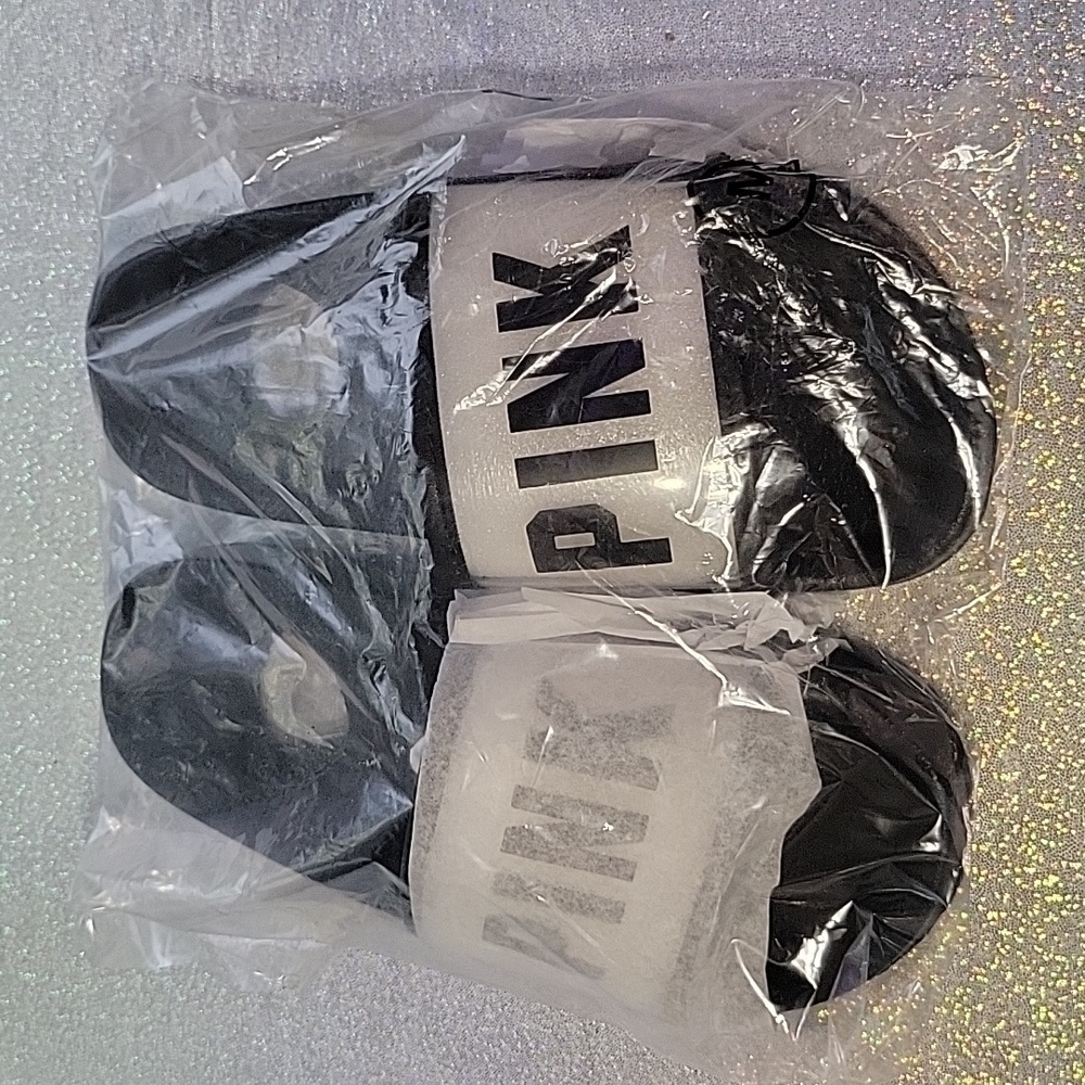 RARE HTF Pink VS Store Clear Slides Display Prop Mannequin Shoes